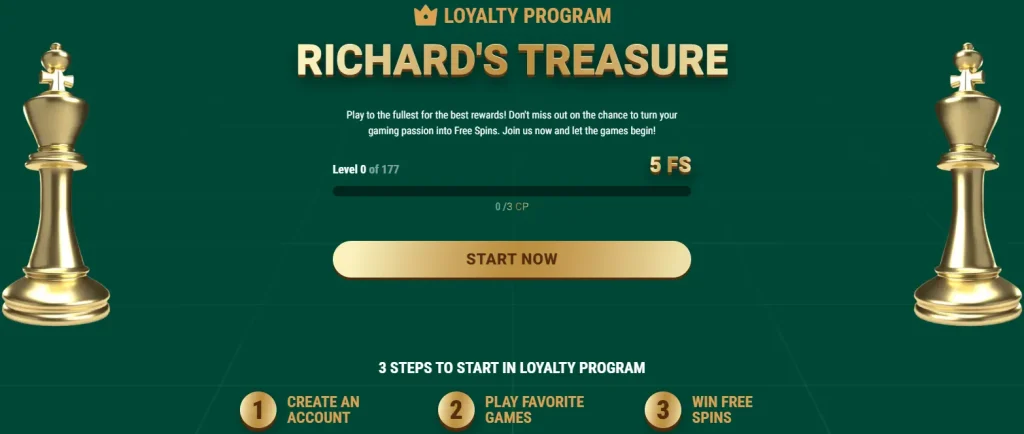 Richard Casino loyalty program