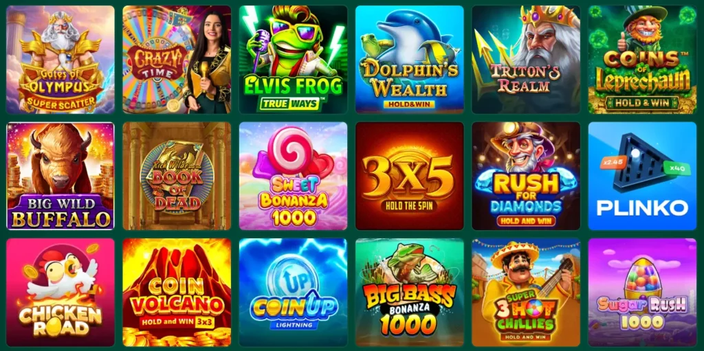 Richard Casino popular games