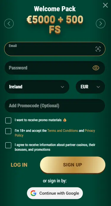 Richard Casino registration